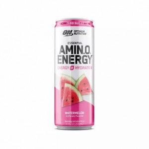 Optimum Nutrition ESSENTIAL AMIN.O. ENERGY+ Electrolytes Sparkling Watermelon 355ml * 12 Cans (12 Servings) | 14289TPXF