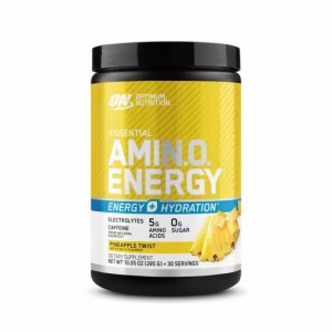 Optimum Nutrition Essential AMIN.O. ENERGY + Electrolytes Pineapple Twist 0.63 lb (30 Servings) | 80197TRSM