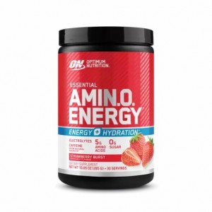 Optimum Nutrition Essential AMIN.O. ENERGY + Electrolytes Strawberry Burst 0.63 lb (30 Servings) | 69417CPFA