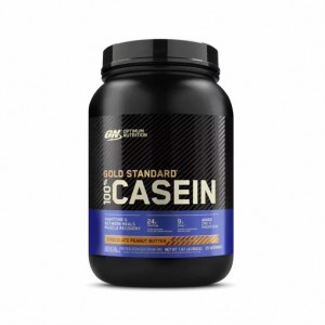 Optimum Nutrition GOLD STANDARD® 100% Casein Chocolate Peanut Butter 2 lb (25 Servings) | 06942LQUJ