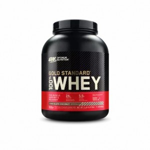 Optimum Nutrition GOLD STANDARD 100% WHEY™ Chocolate Coconut 5 lb (71 Servings) | 45892ZNUK