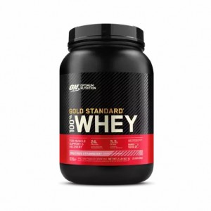 Optimum Nutrition GOLD STANDARD 100% WHEY™ Delicious Strawberry 2 lb (29 Servings) | 74609BGYS