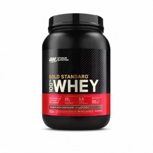 Optimum Nutrition GOLD STANDARD 100% WHEY™ Double Rich Chocolate 2 lb (29 Servings) | 12568TBIP