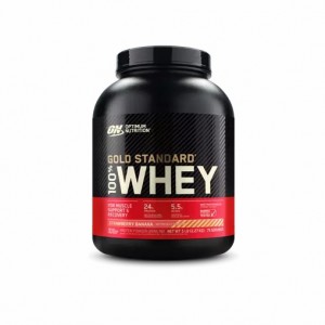 Optimum Nutrition GOLD STANDARD 100% WHEY™ Strawberry Banana 5 lb (75 Servings) | 70283MOKV