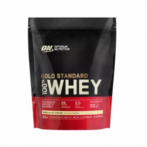 Optimum Nutrition GOLD STANDARD 100% WHEY™ Vanilla Ice Cream 1.5 lb (22 Servings) | 53968TSFX