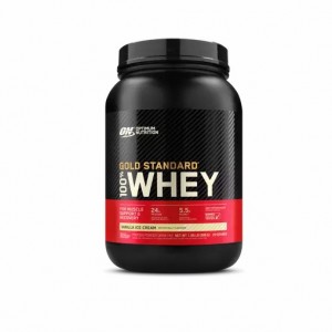 Optimum Nutrition GOLD STANDARD 100% WHEY™ Vanilla Ice Cream 2 lb (29 Servings) | 48509WYSC