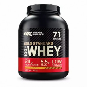 Optimum Nutrition Gold Standard 100% Whey Protein Powder Chocolate Peanut Butter 2.27 kg (71 Servings) | 08149PULZ