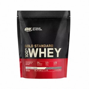 Optimum Nutrition Gold Standard 100% Whey Protein Powder Cookies & Cream 480 grams (15 Servings) | 79432NFEC