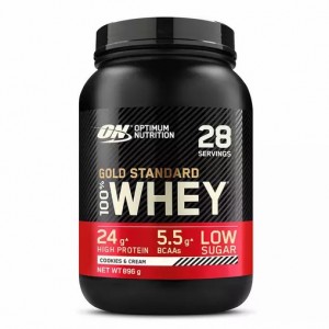 Optimum Nutrition Gold Standard 100% Whey Protein Powder Cookies & Cream 896 grams (28 Servings) | 80521HGER