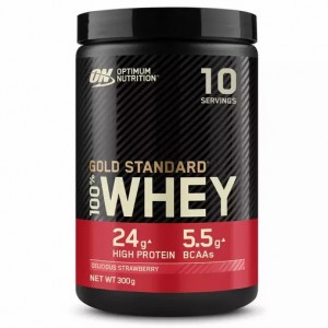 Optimum Nutrition Gold Standard 100% Whey Protein Powder Delicious Strawberry 300 grams (10 Servings) | 49672IBYW