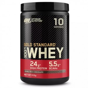 Optimum Nutrition Gold Standard 100% Whey Protein Powder Double Rich Chocolate 310 grams (10 Servings) | 23467WPVC