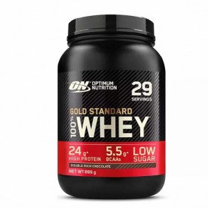 Optimum Nutrition Gold Standard 100% Whey Protein Powder Double Rich Chocolate 899 grams (29 Servings) | 52069NWMS