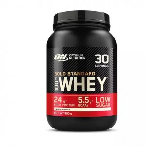 Optimum Nutrition Gold Standard 100% Whey Protein Powder Unflavoured 900 grams (30 Servings) | 62739TVHR