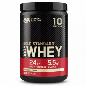 Optimum Nutrition Gold Standard 100% Whey Protein Powder Vanilla Ice Cream 300 grams (10 Servings) | 64012SQKF