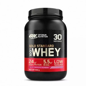 Optimum Nutrition Gold Standard 100% Whey Protein Powder White Chocolate Raspberry 900 grams (30 Servings) | 84063VIQS