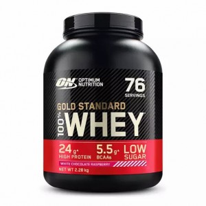 Optimum Nutrition Gold Standard 100% Whey Protein Powder White Chocolate Raspberry 2.28 kg (76 Servings) | 06523ADTP