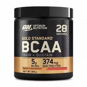 Optimum Nutrition Gold Standard BCAA Train + Sustain Peach & Passion Fruit 266 grams (28 Servings) | 53641MQSV