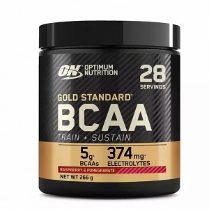 Optimum Nutrition Gold Standard BCAA Train + Sustain Raspberry & Pomegranate 266 grams (28 Servings) | 24165ZIXT