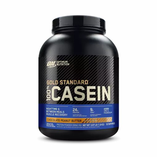 Optimum Nutrition GOLD STANDARD® 100% Casein Chocolate Peanut Butter 4 lb (53 Servings) | 64183PTBK