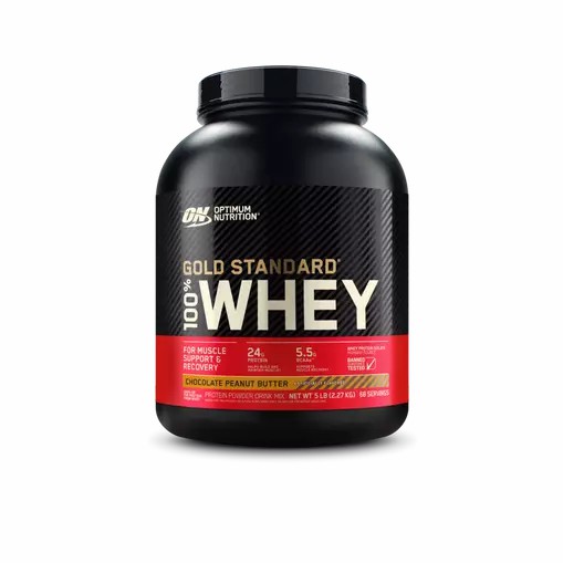 Optimum Nutrition GOLD STANDARD 100% WHEY™ Chocolate Peanut Butter 5 lb (68 Servings) | 21369ZJNM