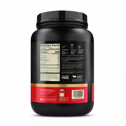 Optimum Nutrition GOLD STANDARD 100% WHEY™ Cinnamon Roll 1.5 lb (22 Servings) | 96735ZVBM