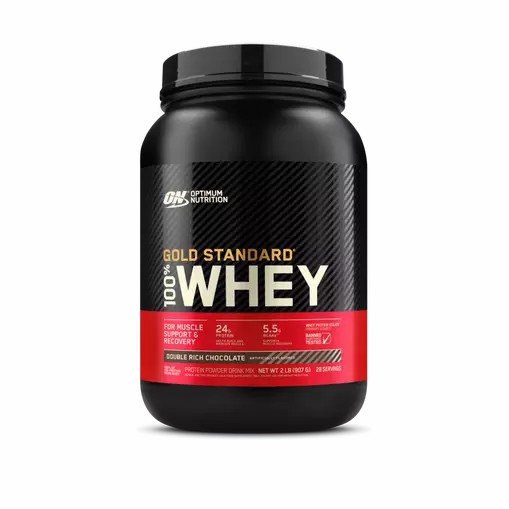 Optimum Nutrition GOLD STANDARD 100% WHEY™ Double Rich Chocolate 2 lb (29 Servings) | 12568TBIP