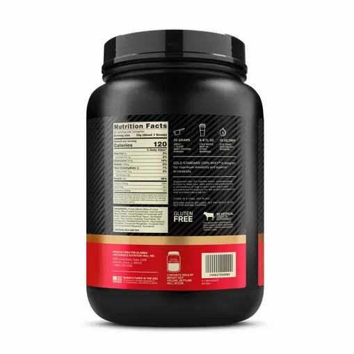 Optimum Nutrition GOLD STANDARD 100% WHEY™ Extreme Milk Chocolate 2 lb (28 Servings) | 60473WRMS