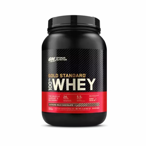 Optimum Nutrition GOLD STANDARD 100% WHEY™ Extreme Milk Chocolate 2 lb (28 Servings) | 60473WRMS