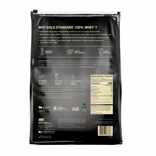 Optimum Nutrition GOLD STANDARD 100% WHEY™ Vanilla Ice Cream 10 lb - Notify me | 27045OZMR