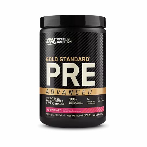 Optimum Nutrition GOLD STANDARD® Pre Advanced Berry Blast 0.88 lb (20 Servings) | 28937PHZJ