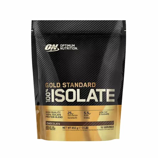 Optimum Nutrition Gold Standard 100% Isolate Chocolate 450 grams (15 Servings) | 40895EXNF