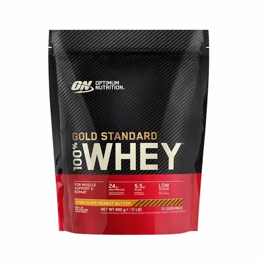 Optimum Nutrition Gold Standard 100% Whey Protein Powder Chocolate Peanut Butter 480 grams (15 Servings) | 82346NBKY