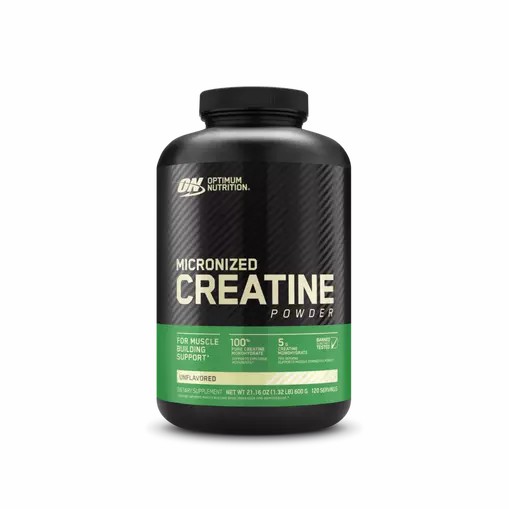 Optimum Nutrition Micronized Creatine Powder Unflavored 1.32 lb (120 Servings) | 09524HTPJ