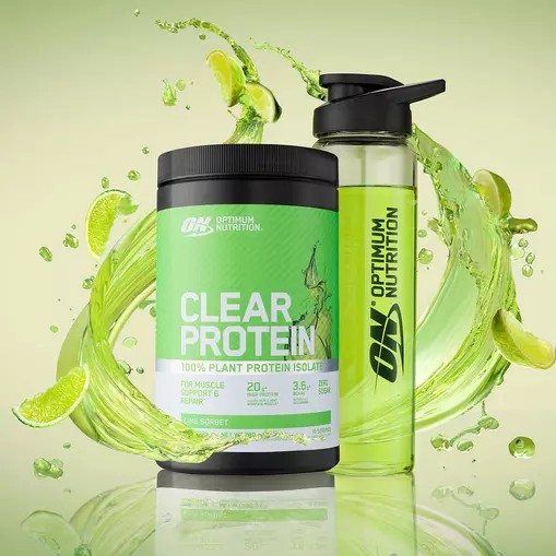 Optimum Nutrition ON Clear Protein 100% Plant Protein Isolate Lime Sorbet 280 grams (10 Servings) | 57826THFP