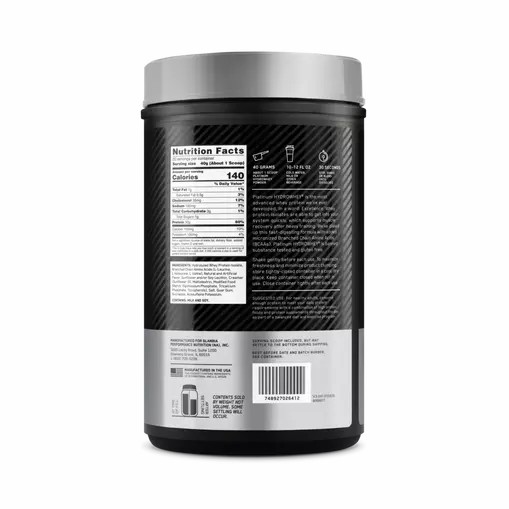 Optimum Nutrition PLATINUM HYDROWHEY™ Velocity Vanilla 1.76 lb (20 Servings) | 07256FWLK